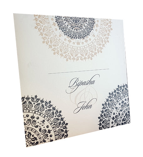 Elegant Arabesque Invitation ABC 875