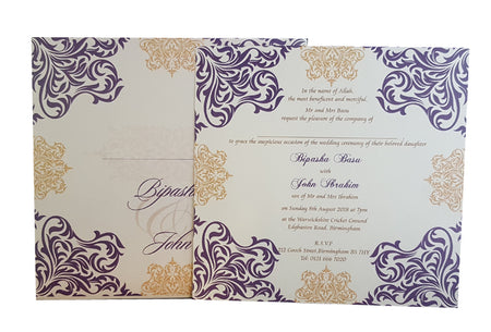 ABC 876 Personalised Invitation