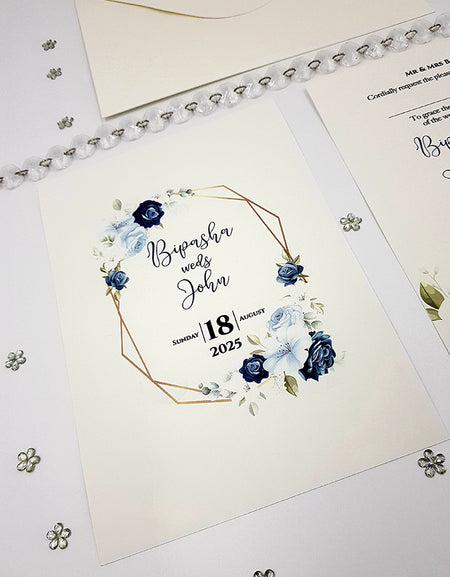 ABC 1052 Floral A5 Invitation
