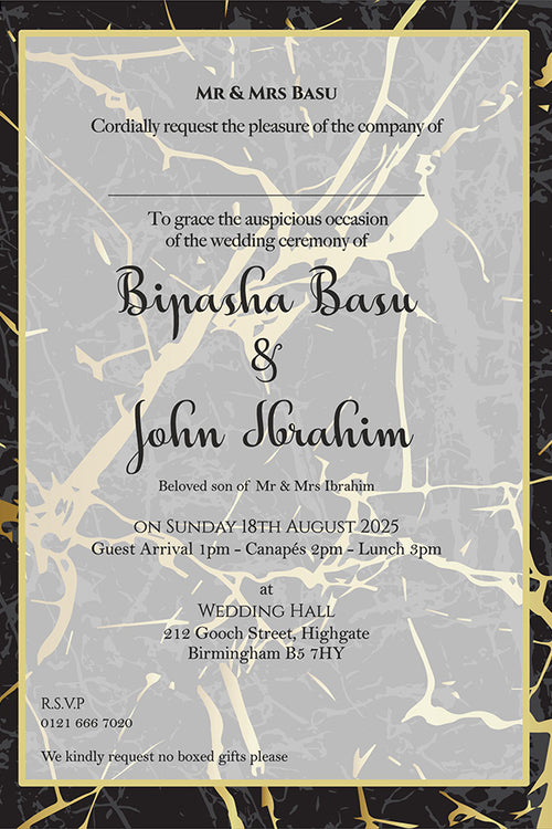 Load image into Gallery viewer, ABC 1059 A5 Printed Invitation
