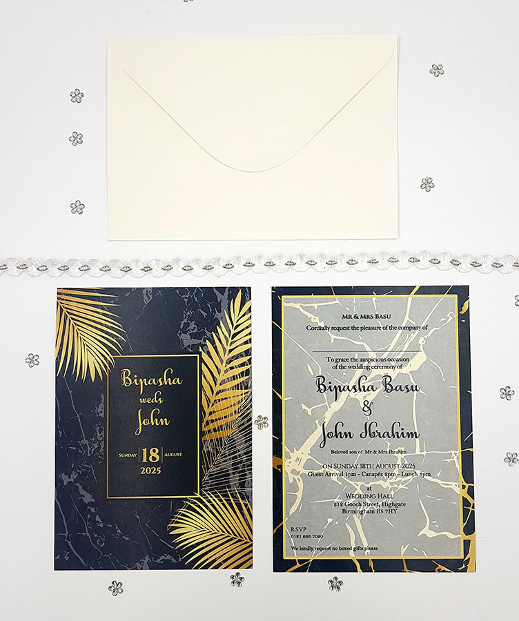 ABC 1059 A5 Printed Invitation