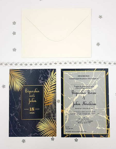 ABC 1059 A5 Printed Invitation