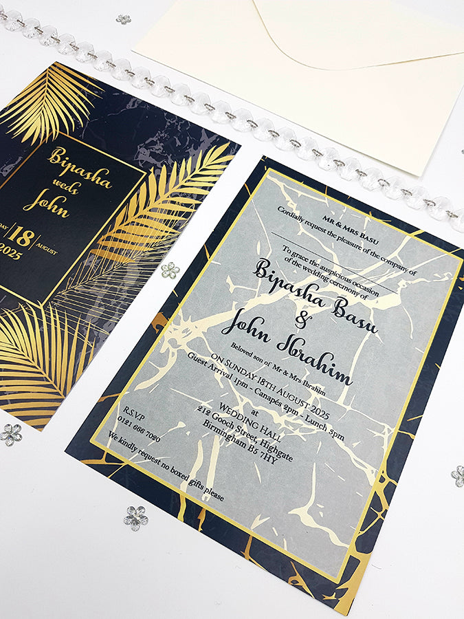 ABC 1059 A5 Printed Invitation