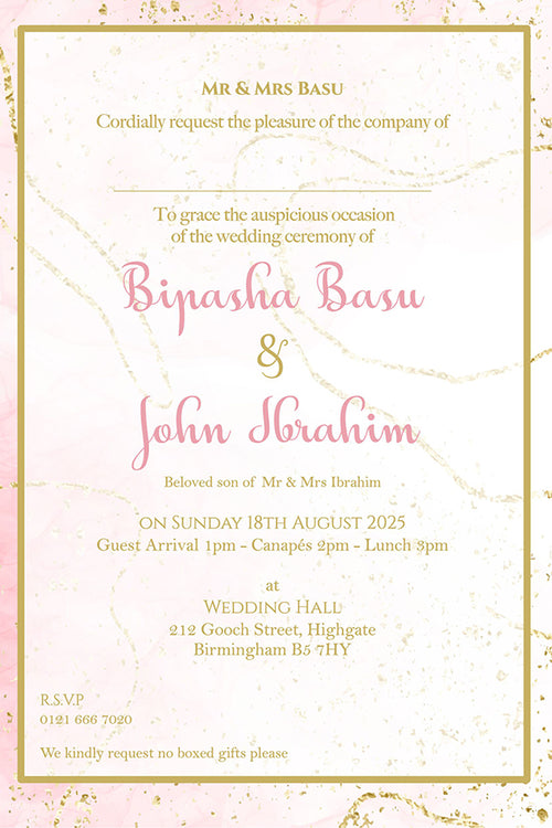 Load image into Gallery viewer, ABC 1060 A5 Printed Invitation
