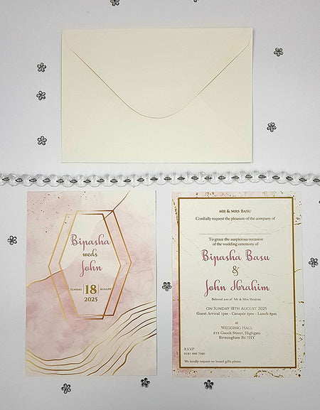 ABC 1060 A5 Printed Invitation