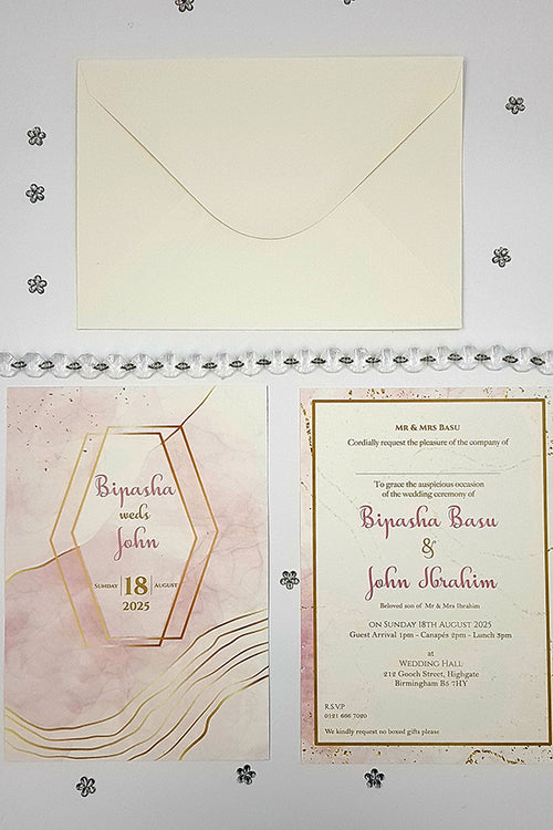 Load image into Gallery viewer, ABC 1060 A5 Printed Invitation
