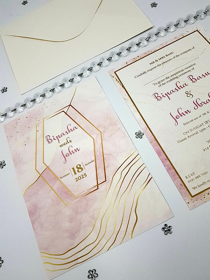 ABC 1060 A5 Printed Invitation