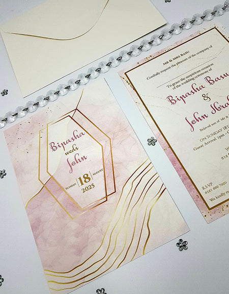 ABC 1060 A5 Printed Invitation