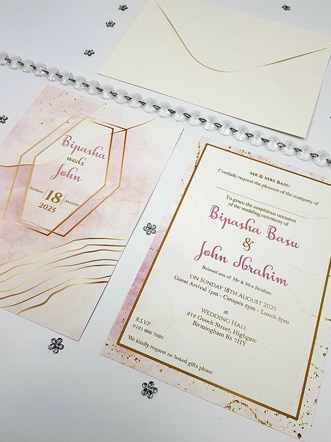 ABC 1060 A5 Printed Invitation