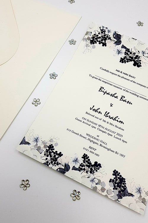 Load image into Gallery viewer, ABC 1114 Floral A5 Invitation
