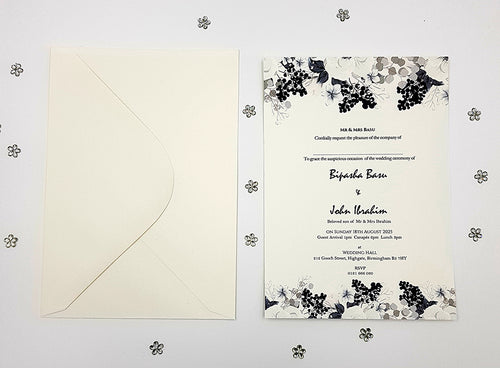 Load image into Gallery viewer, ABC 1114 Floral A5 Invitation
