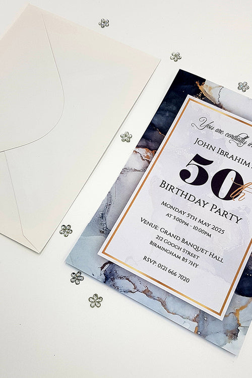 Load image into Gallery viewer, ABC 1123 A5 Birthday Invitation
