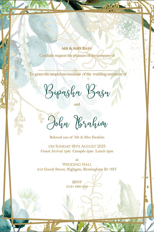 Load image into Gallery viewer, ABC 1154 A5 Translucent  Vellum Invitation
