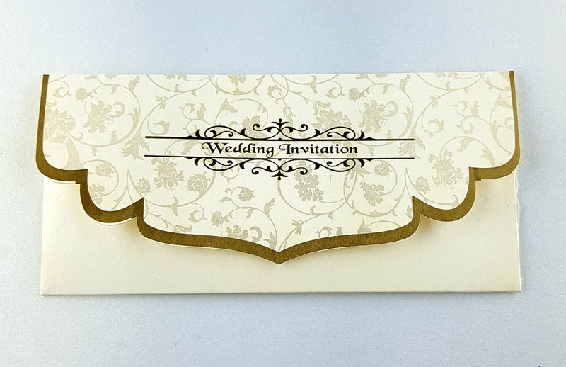 ABC 597 WI Pocket Wedding Invitation