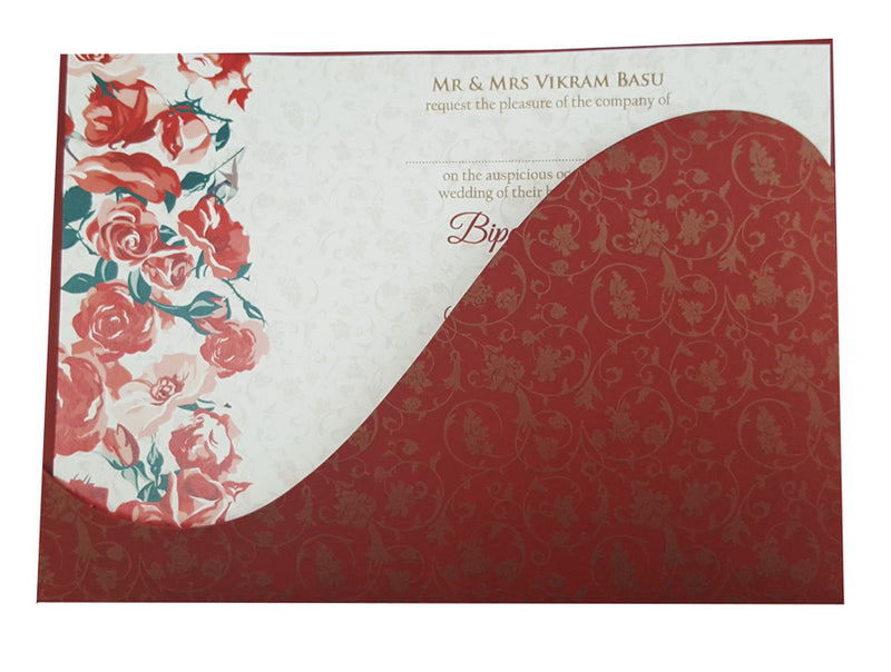 Asian Style Pocket Invitation Card - ABC 840