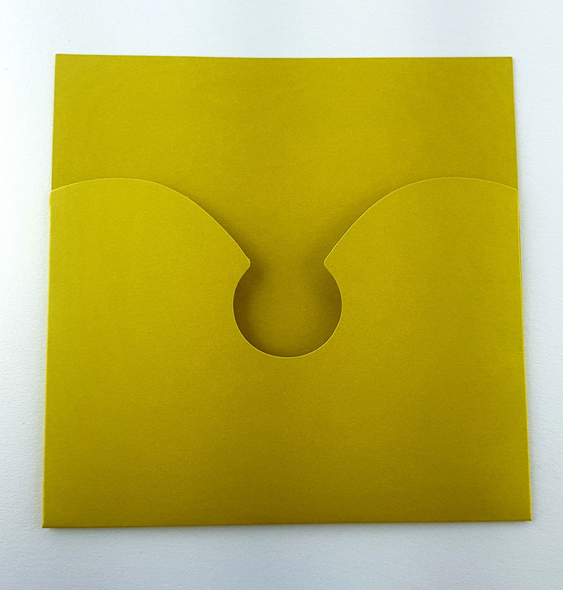 Eccentric Yellow Pocket Invitation ABC 964