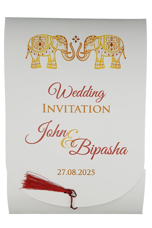 Load image into Gallery viewer, ABC 903 PERSONALISED WEDDING INVITATION
