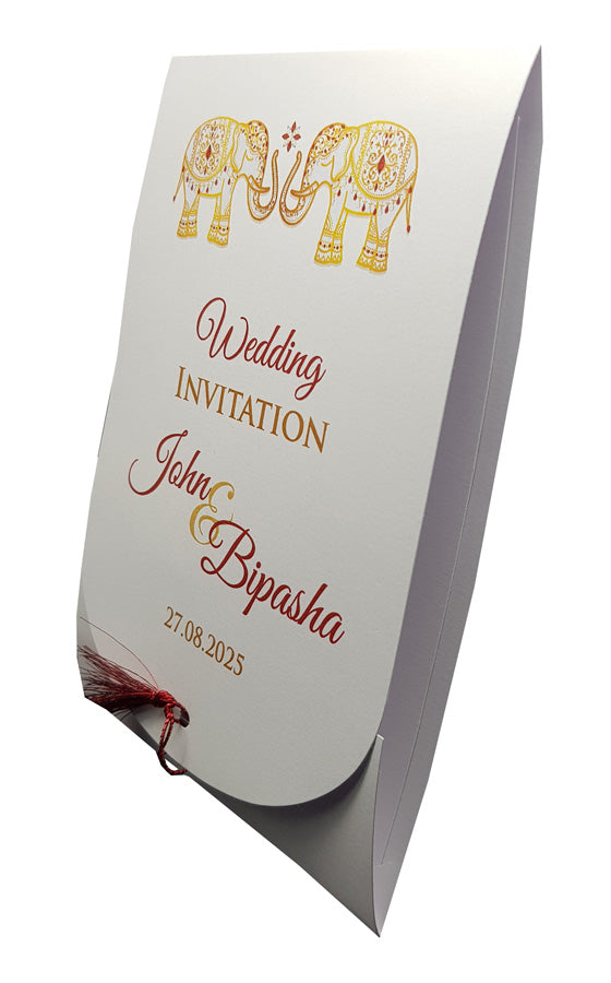 ABC 903 PERSONALISED WEDDING INVITATION
