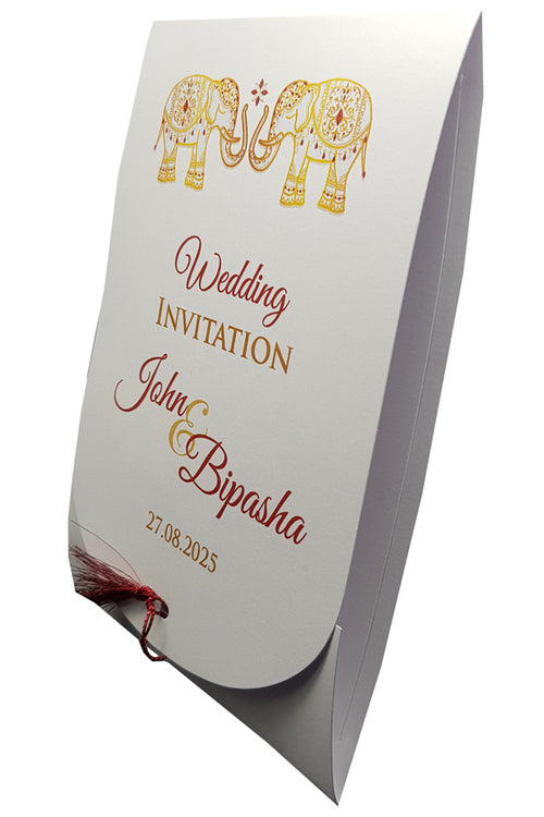 Load image into Gallery viewer, ABC 903 PERSONALISED WEDDING INVITATION
