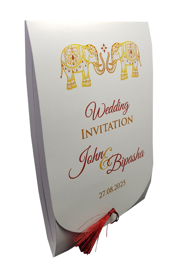 ABC 903 PERSONALISED WEDDING INVITATION