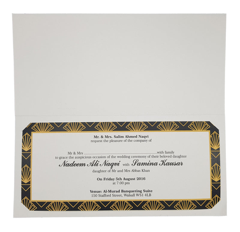ABC 911 Personalised Wedding Invitation