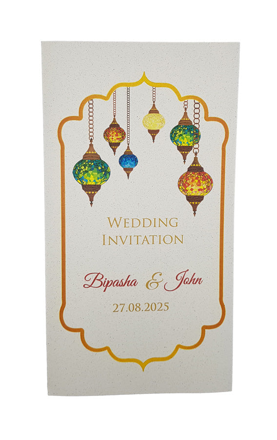 ABC 916 Personalised Wedding Invitation