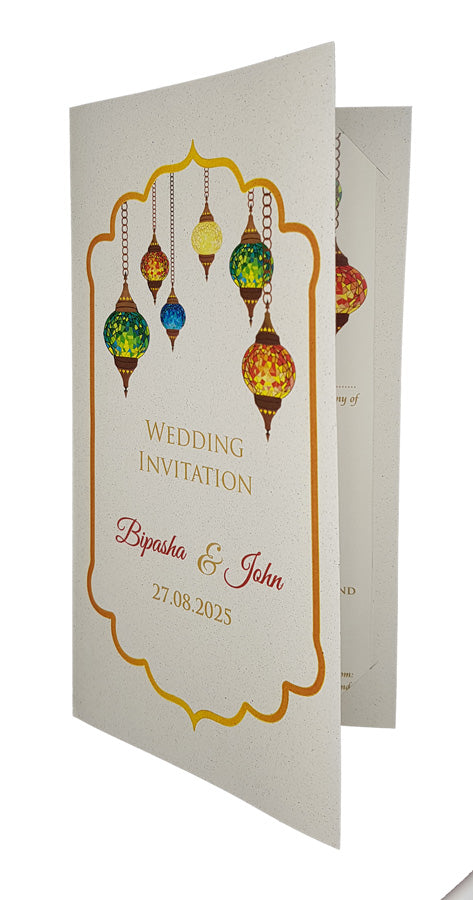ABC 916 Personalised Wedding Invitation