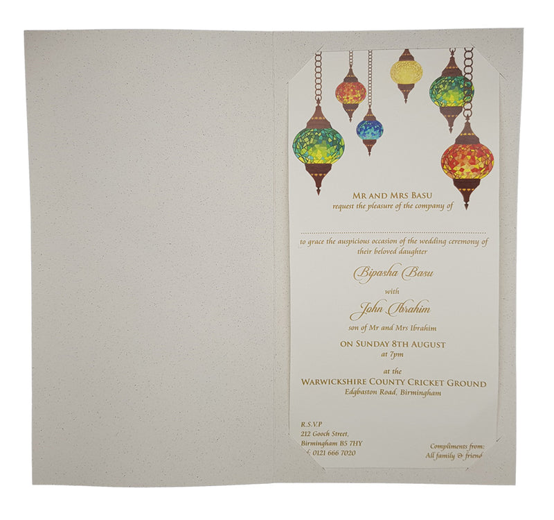 ABC 916 Personalised Wedding Invitation
