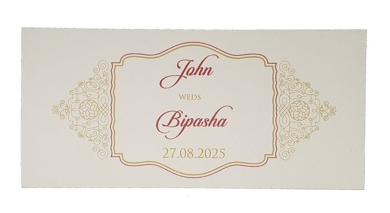 ABC 922 Personalised Invitation