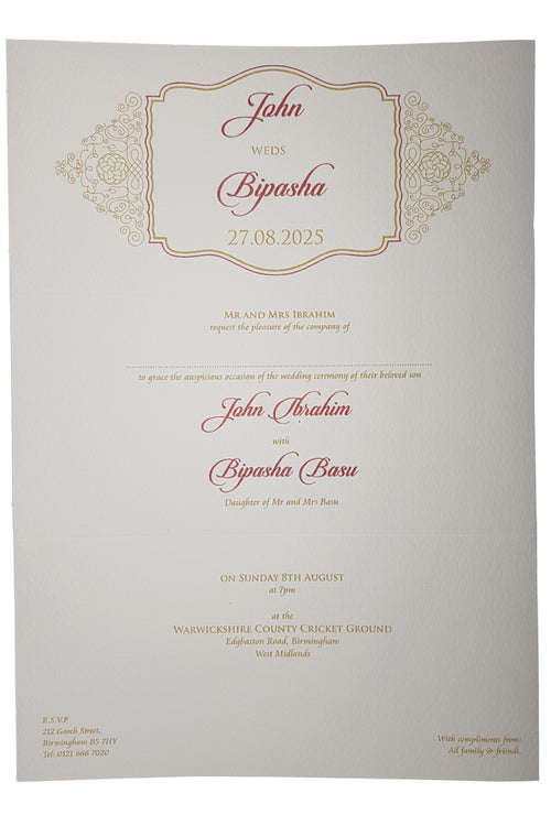 Load image into Gallery viewer, ABC 922 Personalised Invitation
