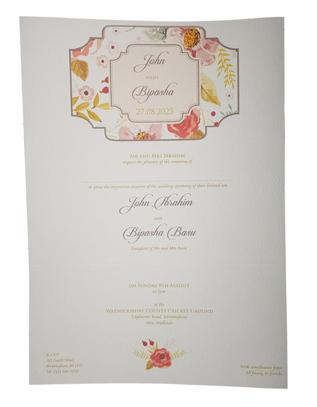 ABC 923 Personalised Invitation