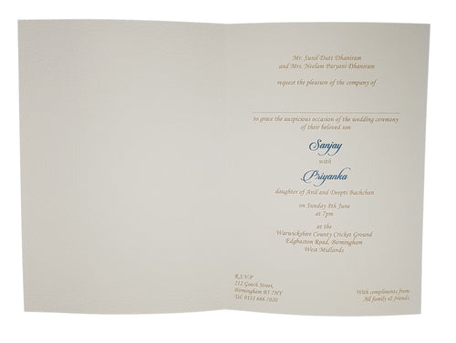 Load image into Gallery viewer, Hindu Ganesh Party Invitation Budget Card design ABC 932
