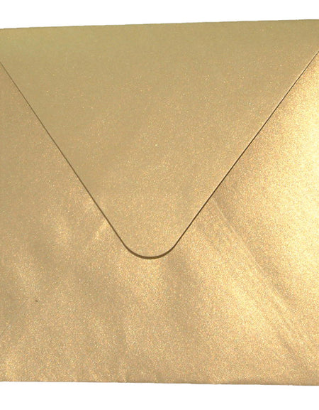 E28 Square Antique Golden (PM40-14) wedding invitations Envelope