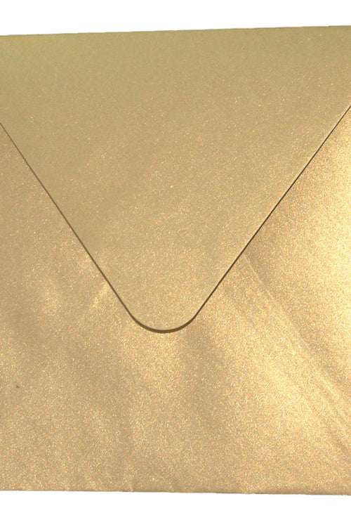 Load image into Gallery viewer, E28 Square Antique Golden (PM40-14) wedding invitations Envelope
