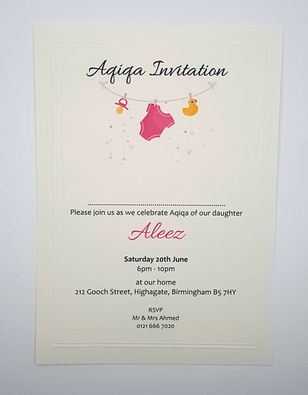 Panache 0028 VST Birthday Invitation