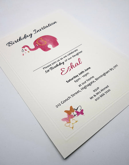 Panache 0028 ELP Birthday Invitation