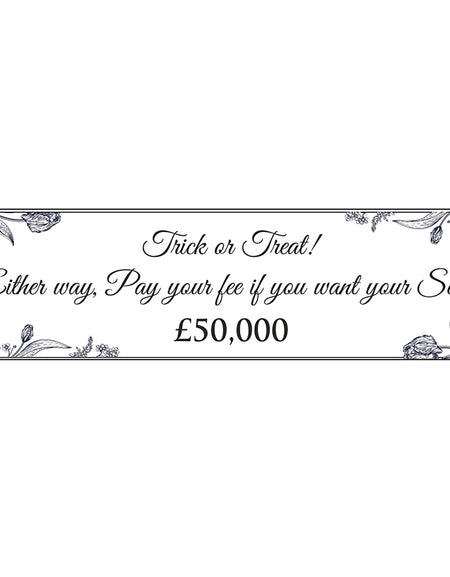 Black & White Floral – Card Banner