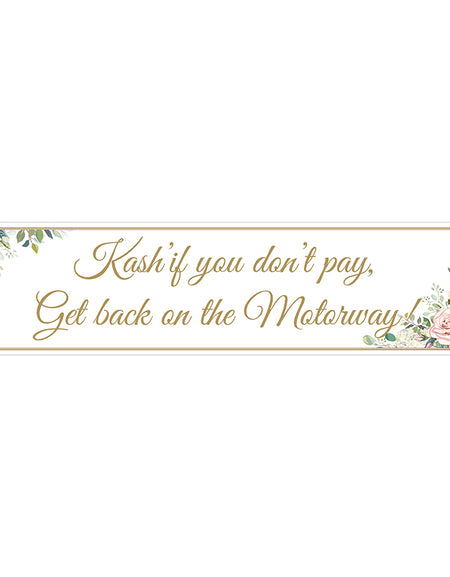 Peach & Green Floral  – Card Banner