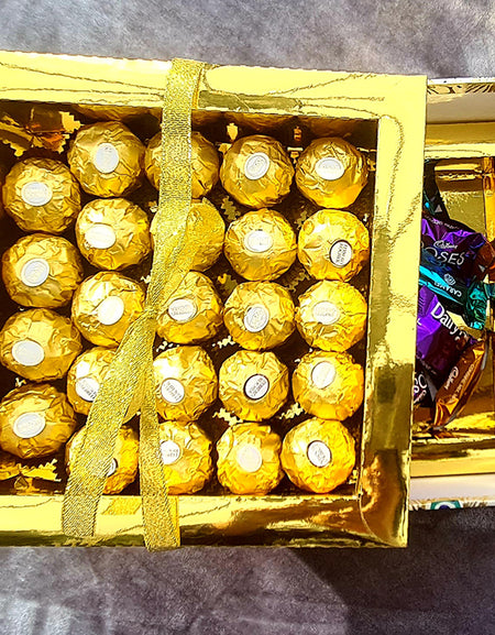 Personalised Peacock  print Box Invitation with space for Sweets & Mithai 1401