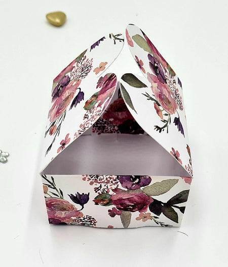 Floral BTC 401 Printed Butterfly Favour Box