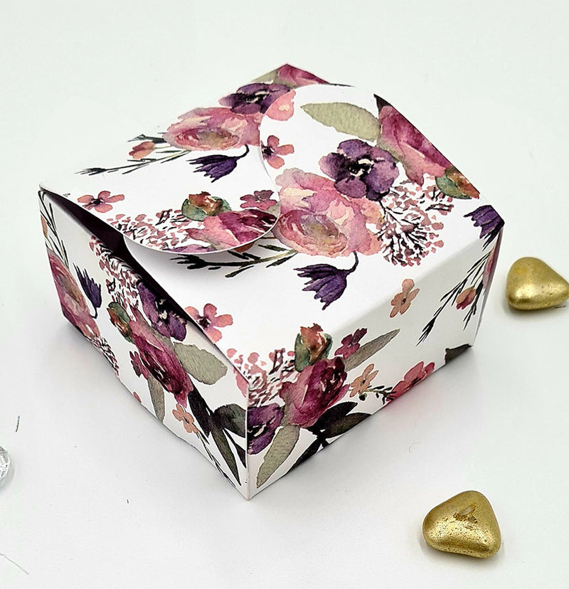 Floral BTC 401 Printed Butterfly Favour Box