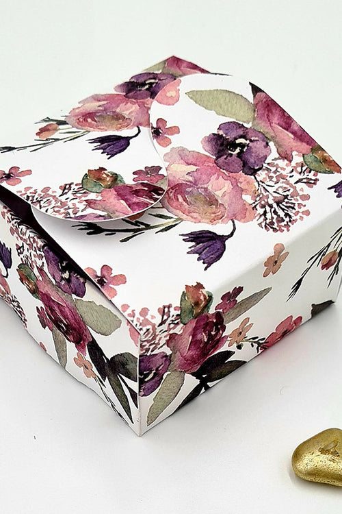 Load image into Gallery viewer, Floral BTC 401 Printed Butterfly Favour Box
