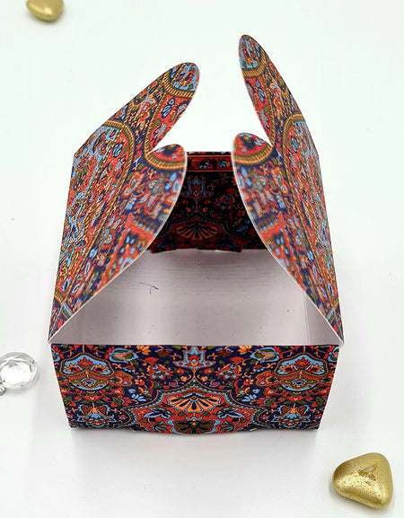 Damask Pattern BTC 404 Printed Butterfly Favour Box