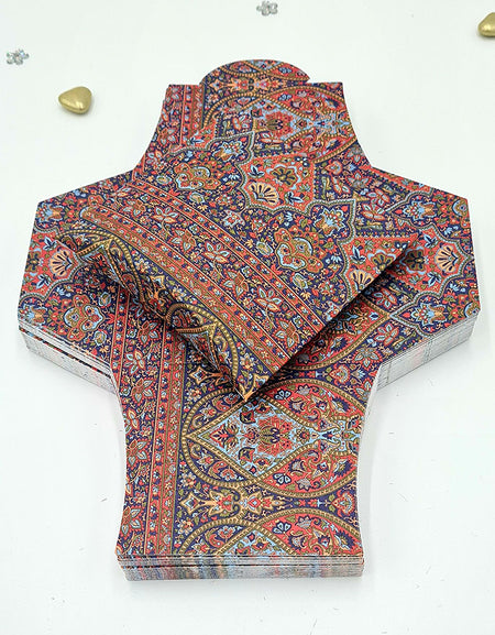 EVC 404 Vibrant Asian Pattern Pattern printed Favour Box