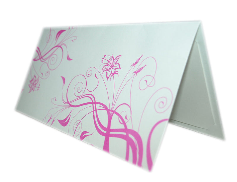 CHSP 07  Whimsy flourish elegant ecru invitations