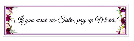 Burgundy Floral – Card Banner