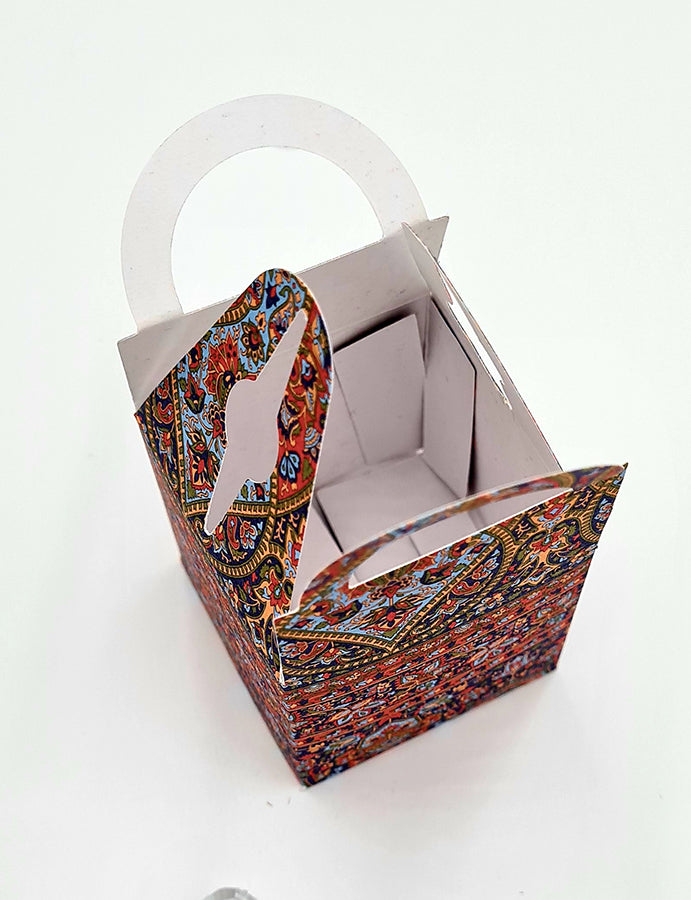 CHC 404 Vibrant Asian Pattern Pattern printed Favour Box