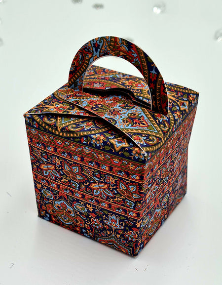 CHC 404 Vibrant Asian Pattern Pattern printed Favour Box
