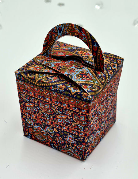 CHC 404 Vibrant Asian Pattern Pattern printed Favour Box