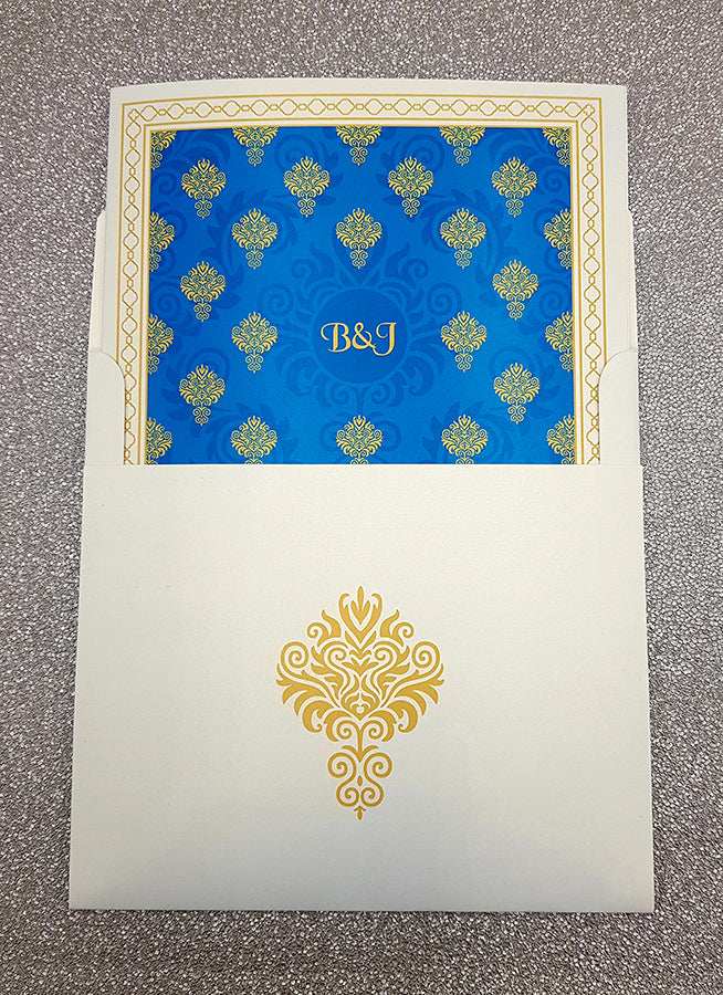marriage card design for Hindu wedding with personalisable design